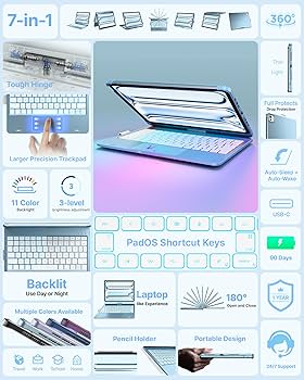 AC+付き iPad Pro M4 Keyboard Pencil 3点セット Amazon.com: MMK iPad Pro 11 inch Case with Keyboard (2024 M4
